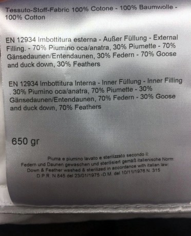 Подушка пуховая Dorelan LEEV