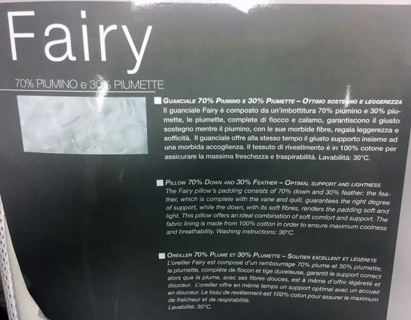 Подушка пуховая Dorelan FAIRY